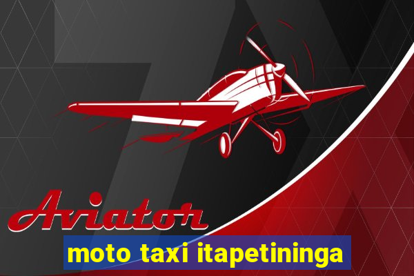 moto taxi itapetininga